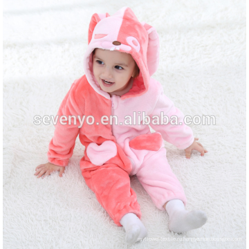 Мягкие детские Фланелевые ползунки onesie пижамы животных костюм костюмы,спальные износа,милый розовый ткань,ребенок с капюшоном полотенце